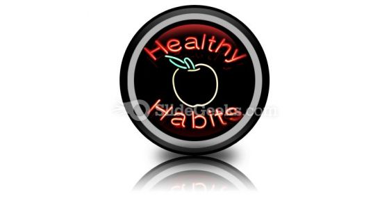 Healthy Habits PowerPoint Icon Cc