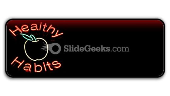 Healthy Habits PowerPoint Icon R