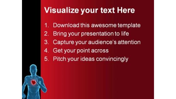 Healthy Heart Concept Medical PowerPoint Themes And PowerPoint Slides 0711