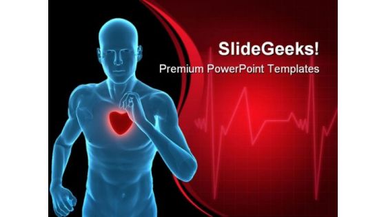 Healthy Heart Concept Medical PowerPoint Themes And PowerPoint Slides 0711