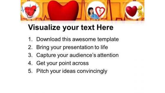 Healthy Heart Medical PowerPoint Templates And PowerPoint Themes 0612