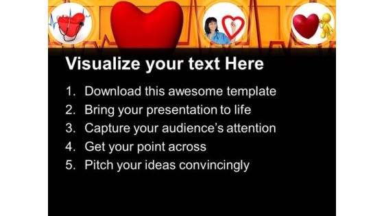Healthy Heart Medical PowerPoint Templates And PowerPoint Themes 0612
