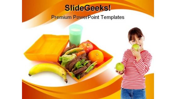 Healthy Lunch Box Health PowerPoint Templates And PowerPoint Backgrounds 0211