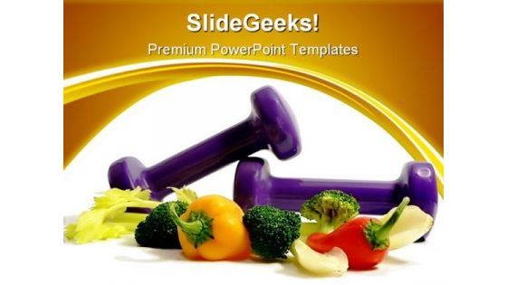 Healthy Resolution Food PowerPoint Themes And PowerPoint Slides 0411