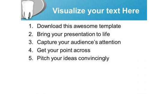 Healthy Teeth PowerPoint Templates Ppt Backgrounds For Slides 0413