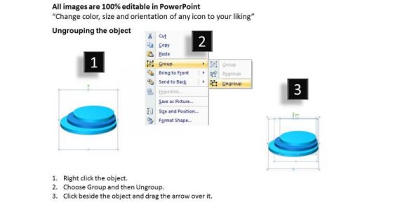 Heap Of 3 Steps Business Plan Financials PowerPoint Slides
