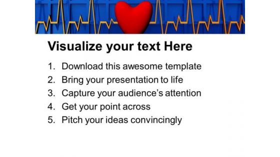 Heart Beat Medical PowerPoint Templates And PowerPoint Themes 0612
