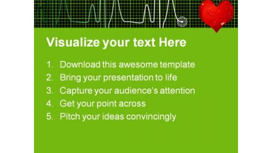 Heart Beat Medical PowerPoint Themes And PowerPoint Slides 0611