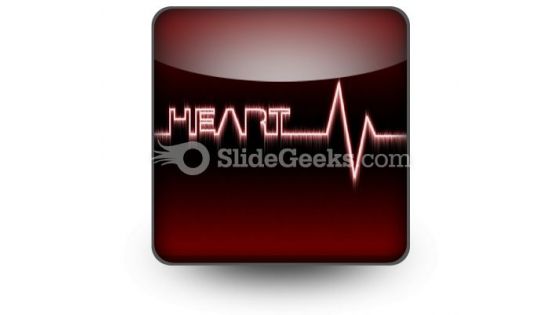 Heart Beat PowerPoint Icon S