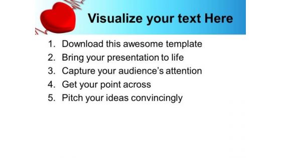 Heart Cardiogram Health Medical PowerPoint Templates And PowerPoint Themes 0712