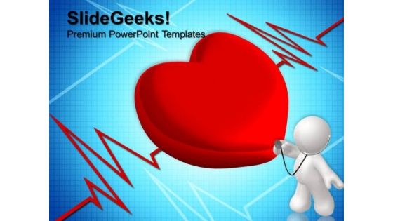 Heart Cardiogram Health Medical PowerPoint Templates And PowerPoint Themes 0712