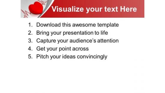 Heart Cardiogram Medical PowerPoint Templates Ppt Backgrounds For Slides 1212
