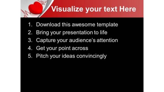 Heart Cardiogram Medical PowerPoint Templates Ppt Backgrounds For Slides 1212