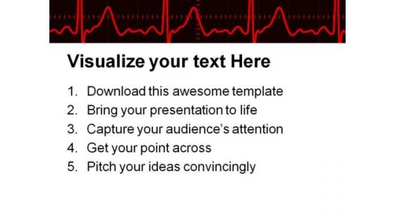 Heart Monitor Screen Medical PowerPoint Templates And PowerPoint Backgrounds 0711