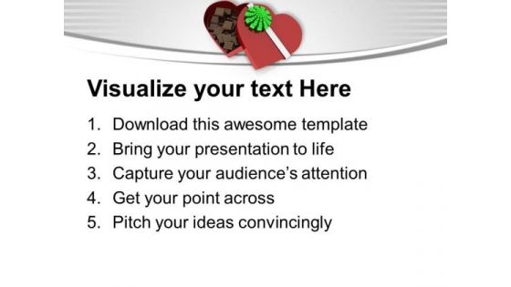 Heart Shaped Gift Box PowerPoint Templates Ppt Backgrounds For Slides 0713