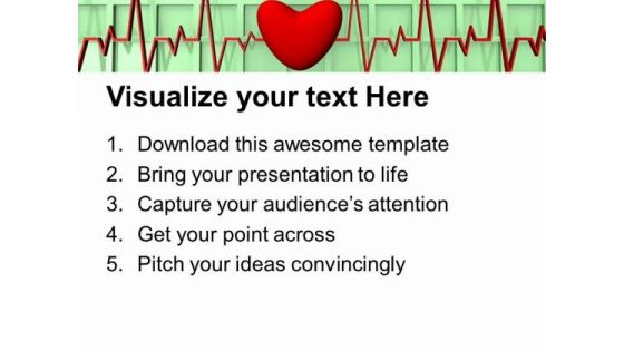 Heartbeat Medical Background PowerPoint Templates Ppt Backgrounds For Slides 1212