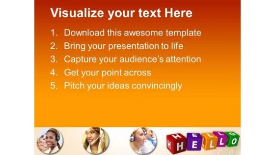Hello Business PowerPoint Templates And PowerPoint Themes 0512