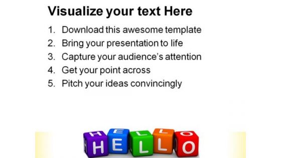 Hello Cubes Shapes PowerPoint Templates And PowerPoint Backgrounds 0211