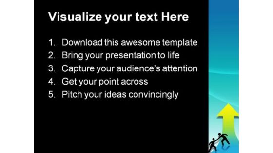 Help Business PowerPoint Template 1010