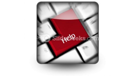 Help Keyboard PowerPoint Icon