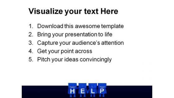 Help People Business PowerPoint Templates And PowerPoint Backgrounds 0311