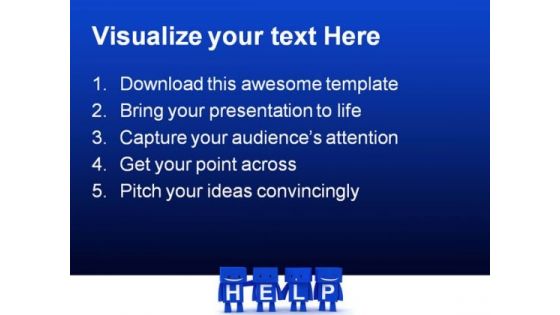 Help People Business PowerPoint Templates And PowerPoint Backgrounds 0311