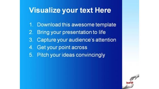 Help Security PowerPoint Templates And PowerPoint Backgrounds 0811