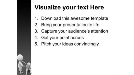 Help The Sad Peoples And Make Them Happy PowerPoint Templates Ppt Backgrounds For Slides 0613