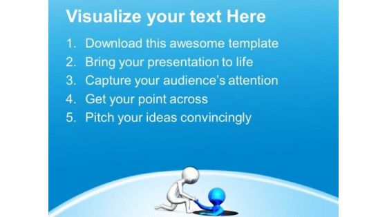 Help To Others For Good Cause PowerPoint Templates Ppt Backgrounds For Slides 0713