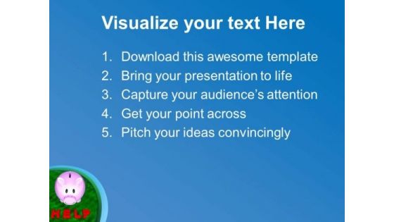 Help To Others For Saving Money PowerPoint Templates Ppt Backgrounds For Slides 0713