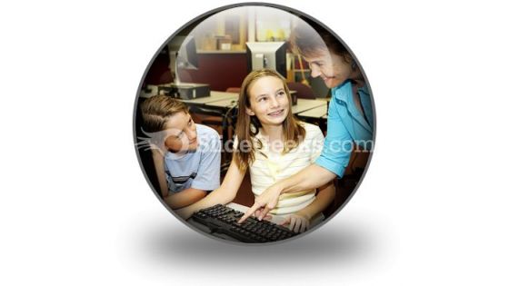 Helpful Teacher PowerPoint Icon C