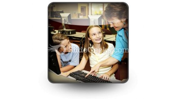 Helpful Teacher PowerPoint Icon S
