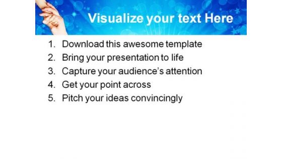 Helping Hand Hospitality PowerPoint Templates And PowerPoint Backgrounds 0411