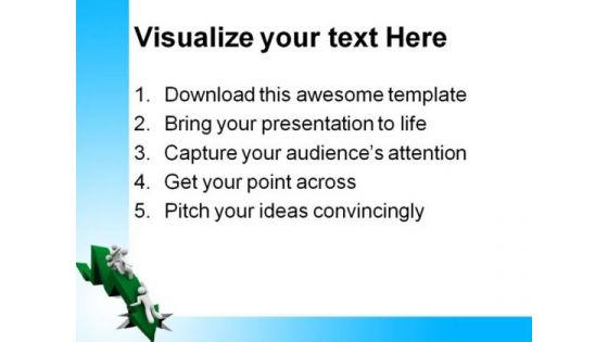 Helping In A Downturn Metaphor PowerPoint Templates And PowerPoint Backgrounds 0611