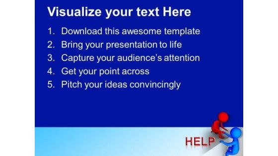 Helping Others Is Very Devine PowerPoint Templates Ppt Backgrounds For Slides 0713