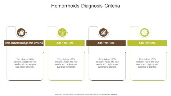 Hemorrhoids Diagnosis Criteria In Powerpoint And Google Slides Cpb