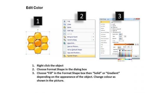 Hexagon Structure PowerPoint Templates Honey Comb Ppt Slides