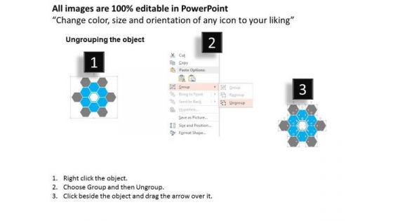 Hexagons For Risk Management Techniques PowerPoint Template