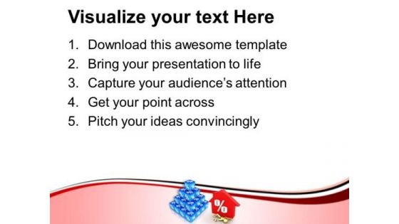 High Interest Rate Are Puzzling People PowerPoint Templates Ppt Backgrounds For Slides 0613