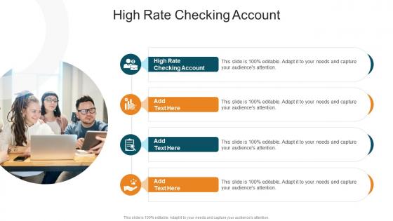 High Rate Checking Account In Powerpoint And Google Slides Cpb