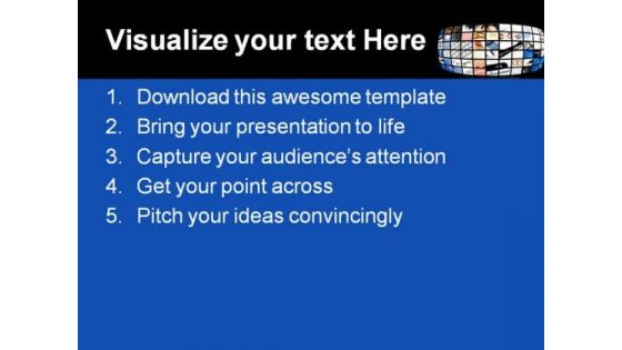 High Technology Business PowerPoint Background And Template 1210