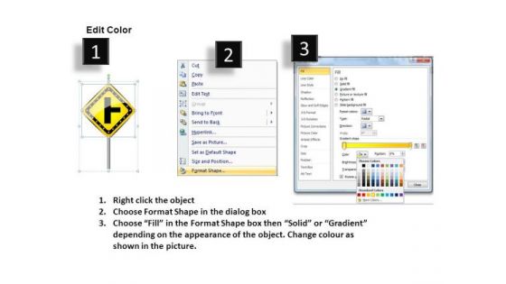 Highway Idea Traffic Direction PowerPoint Slides And Ppt Diagram Templates