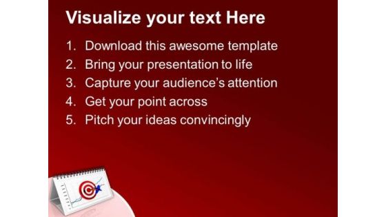 Hit All Business Target For Month PowerPoint Templates Ppt Backgrounds For Slides 0713