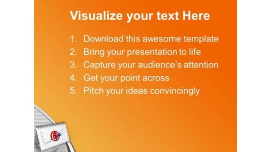 Hit The Business Target For Month PowerPoint Templates Ppt Backgrounds For Slides 0613