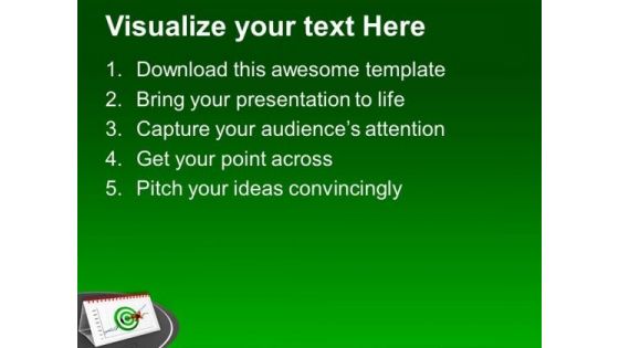 Hit The Business Targets For Success PowerPoint Templates Ppt Backgrounds For Slides 0613