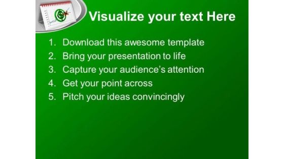 Hit The Monthly Target For Success PowerPoint Templates Ppt Backgrounds For Slides 0613