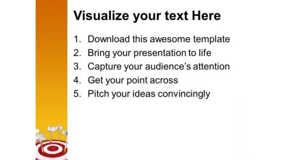 Hit The Right Target In Business PowerPoint Templates Ppt Backgrounds For Slides 0513