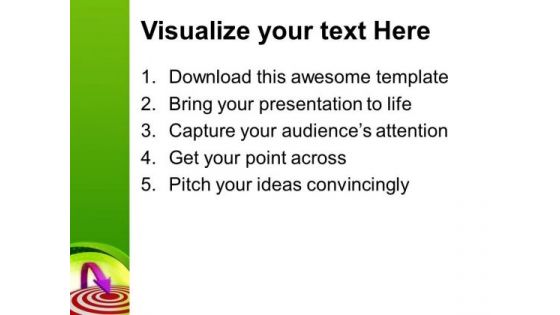 Hit The Solution Business Theme PowerPoint Templates Ppt Backgrounds For Slides 0413