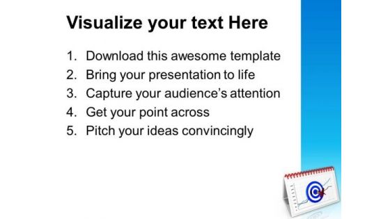 Hit The Target For Successful Business PowerPoint Templates Ppt Backgrounds For Slides 0613