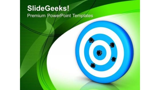Hit The Target In Business PowerPoint Templates Ppt Backgrounds For Slides 0413